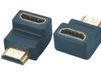 M-CAB - HDMI-sovitin - HDMI hun til HDMI han - 90° stikforbindelse