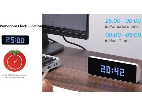 Ulanzi WiFi værstasjon PIXEL Clock TC001
