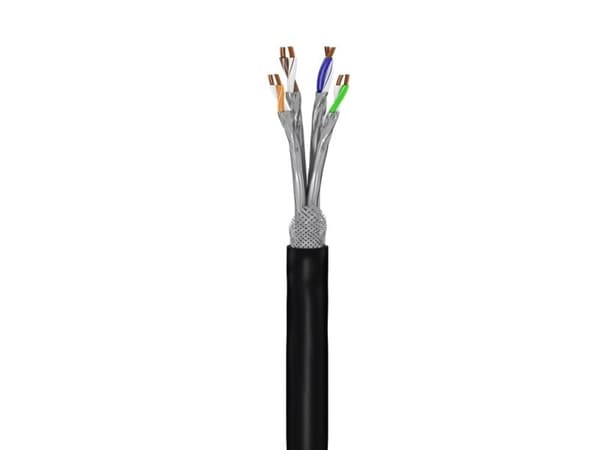 Goobay 53867, 50 m, Cat7, S/FTP (S-STP), Sort