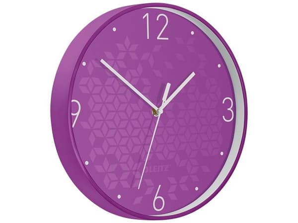 Seinäkello Leitz WOW violetti