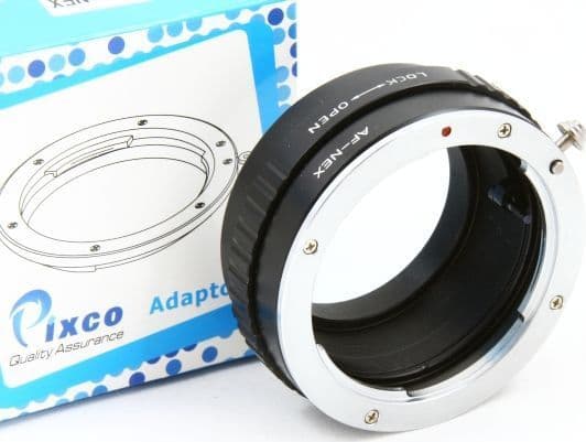 Pixco-adapter SONY NEX [E] ? SONY ALPHA + BLOKKERING