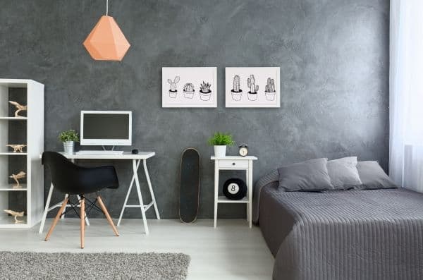 Securit® stor Woody whiteboard vit