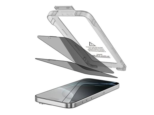 Hofi Tech-Protect Quick Set Spy+ integritetsskydd [2-pack] för Apple iPhone 16 Pro Max