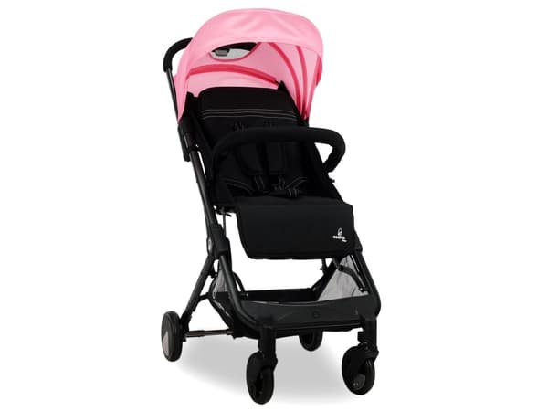 Asalvo Klapvogn Flight Travel+, Pink/Sort