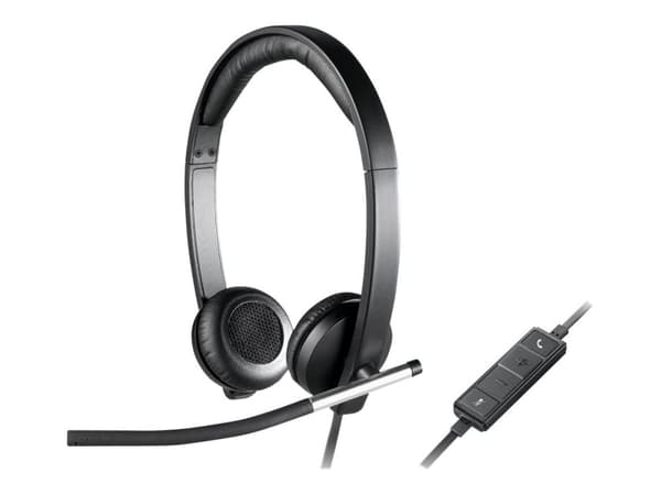 Logitech USB Headset Stereo H650e - Hodesett - on-ear - kablet
