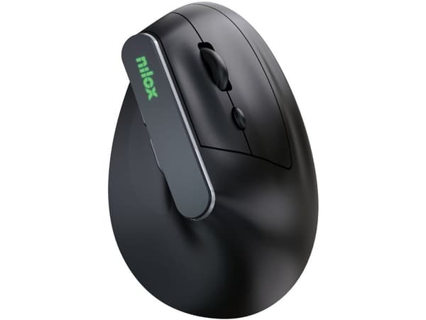 Nilox NXMOEVR01B, Optisk, USB Type-C, 1600 DPI, Svart