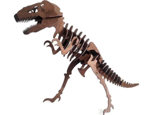 3D träpussel Skeleton of a t-rex