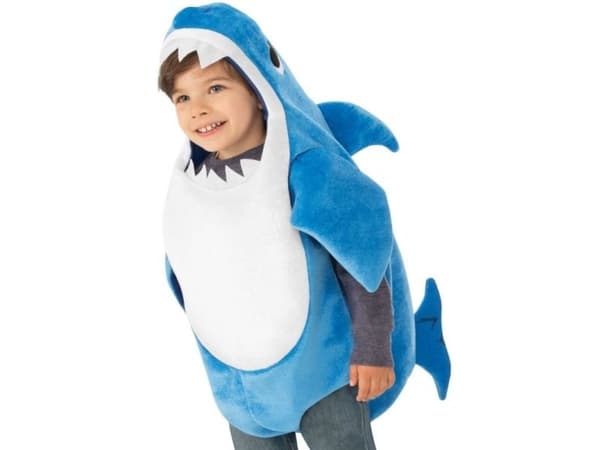 Daddy Shark Deluxe blå INFANT / 6-12 M