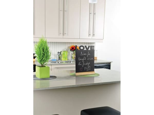 Securit® silhouet LOVE bords-skylt svart