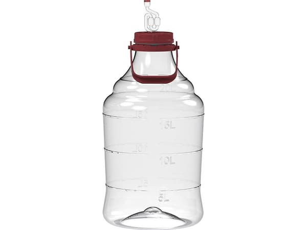 UNBREAKABLE DEMIJOHN 20L håndtak/luftlås