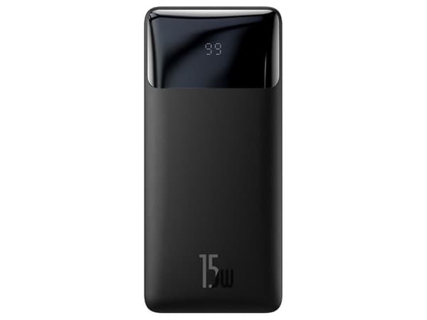 Baseus PPBD050201, 30000 mAh, Lithium Polymer (LiPo), 3,7 V, Sort