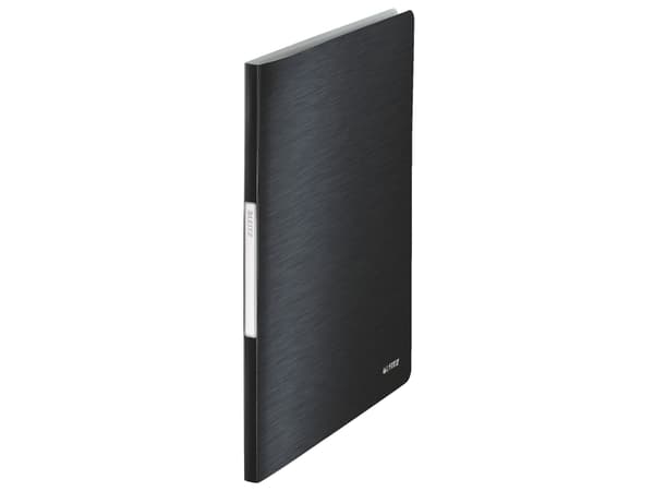Displaybog Leitz Style PP 20 lommer sort - (10 stk.)