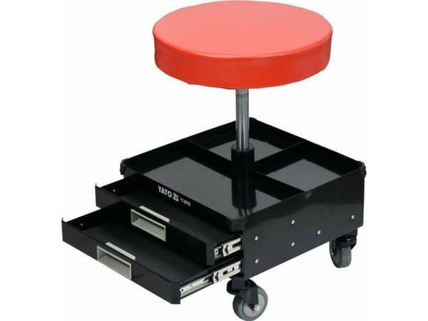 YATO WORKSHOP SEAT WITH DRAWERS