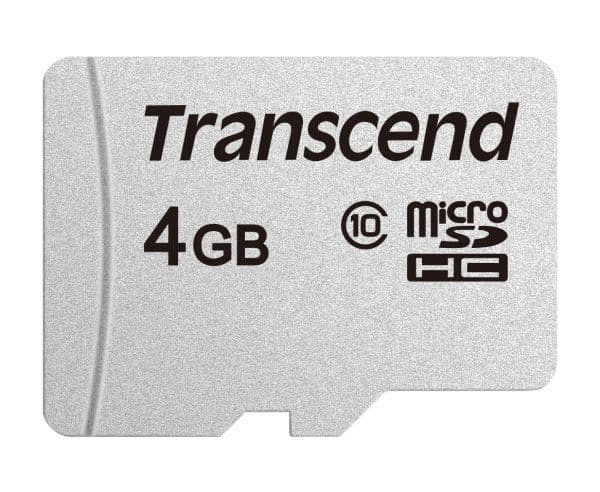 Transcend 300S - Flash-minneskort - 4 GB - Class 10 - microSDHC
