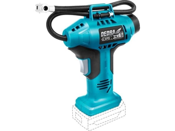 Dedra car compressor 11bar 18V pistol compressor