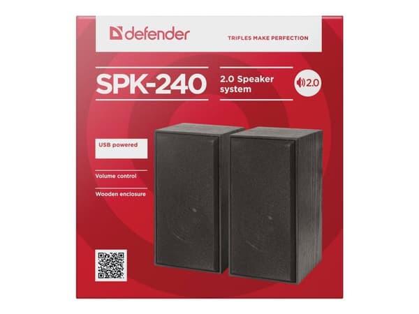 Defender SPK-240 - Högtalare - för persondator - 3 Watt