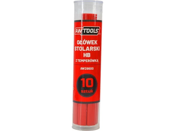 AWTOOLS trearbeidsstifter / spiker | CZERWONY 10 stk. rør