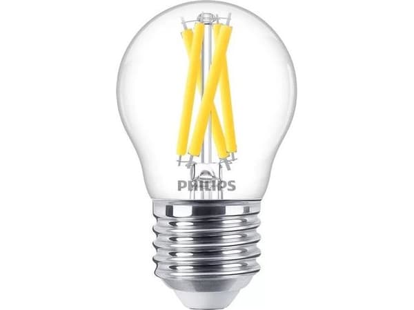 Philips MASTER LED 44953400, 3,4 W, 40 W, E27, 470 lm, 25000 timer, Varm glød