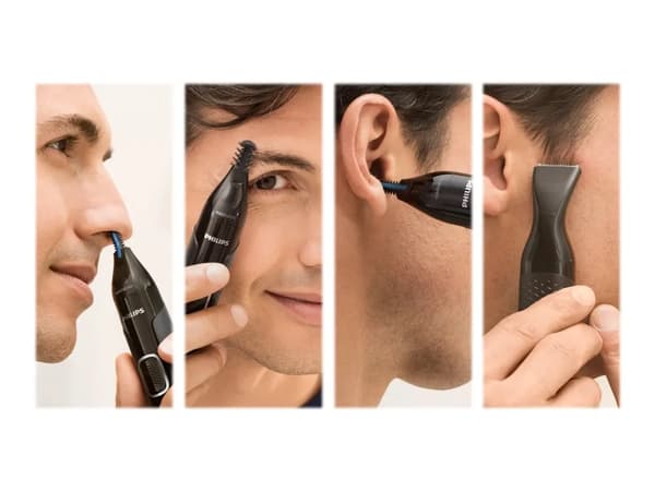 Philips Series 5000 Waterproof Nose and Ear Trimmer with Precision Trimmer