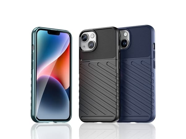 Armored iPhone 15 Plus Thunder-deksel - blå