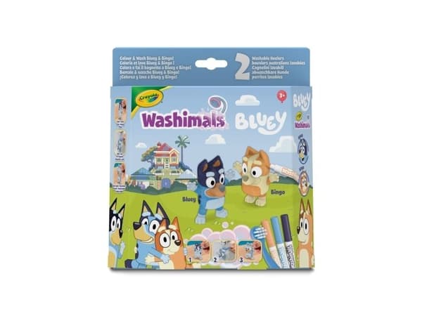 Crayola Scribble Scrubbie Bluey m/2 kjæledyr