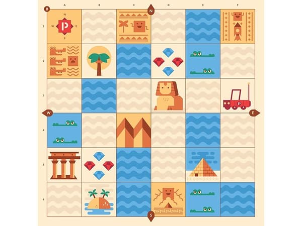 Primo Toys Ancient Egypt Adventure Map, 3 År, Multifärg