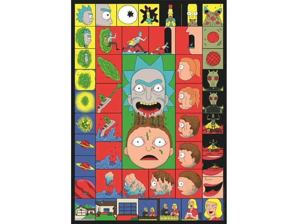 Puslespill 1000 Rick and Morty