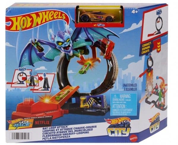 Hot Wheels City Bat Loop HTN78 Mattel