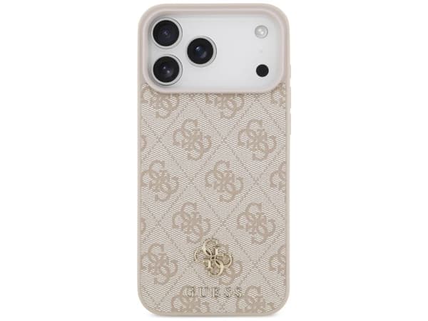 Guess 4G Small Classic Logo MagSafe Case for iPhone 17 Pro Max / 18 Pro Max - Pink