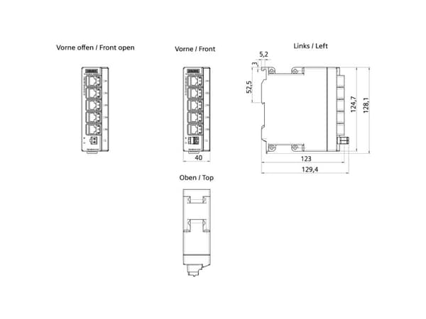 Siemens 6GK5005-0BA10-1CA3, Ohanterad