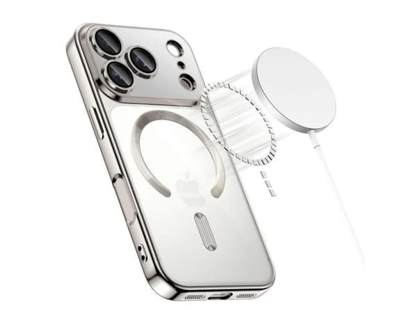 Tech-Protect MagFlex MagSafe-skal för iPhone 17 Pro Max - Clear Silver