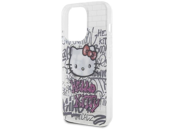 Hello Kitty HKHCP14XHDGPHT iPhone 14 Pro Max 6,7" hvit/hvit hardcase IML Kitty On Bricks Graffiti