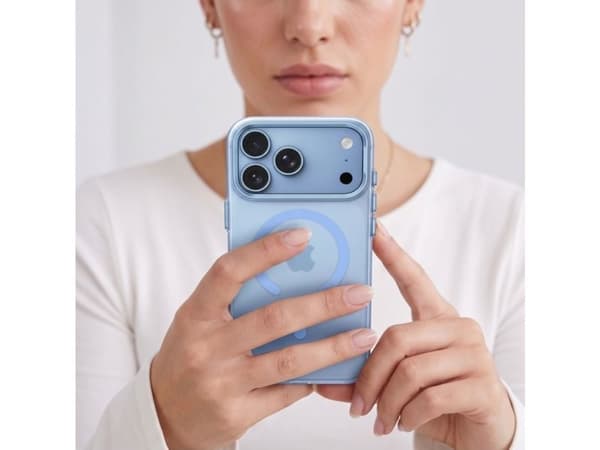 Tech-Protect MagZero MagSafe case for iPhone 17 Pro / 18 Pro - light blue matte