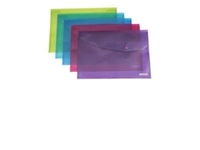 Rapesco Bright Popper Wallet, Polypropylen (PP), A5