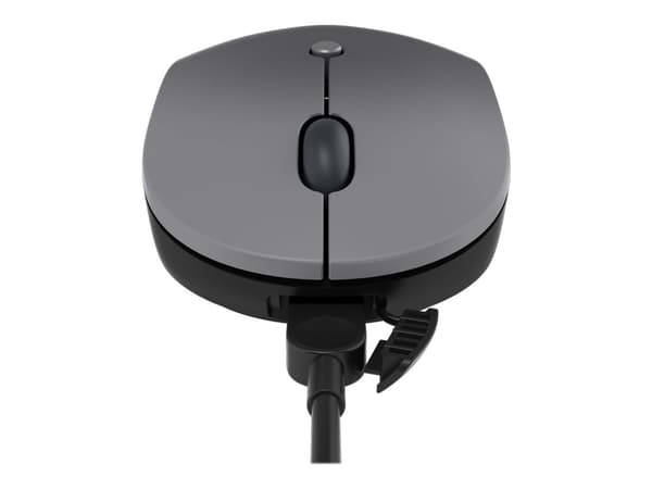 Lenovo Go USB-C Wireless Mouse, Molempikätinen, Optinen, Langaton RF, 2400 DPI, Harmaa