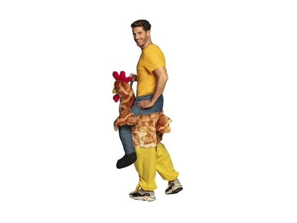 Hane piggy back kostume, voksen