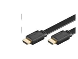 MicroConnect - HDMI-kabel - HDMI hann til HDMI hann - 5 m - flat