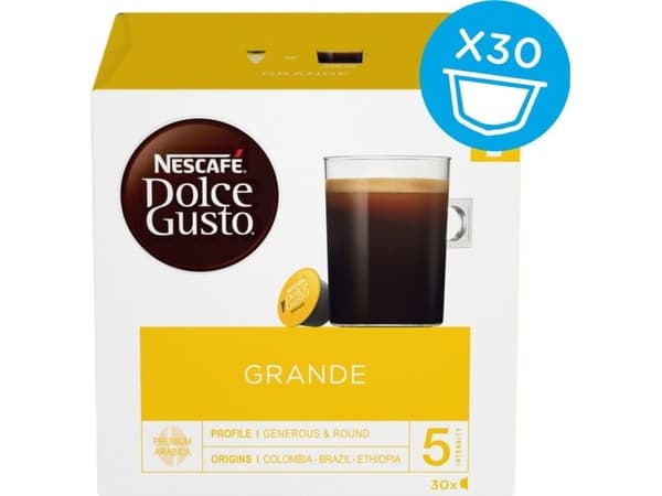 NESCAFÉ® Dolce Gusto® Grande kaffe 30 kapslar