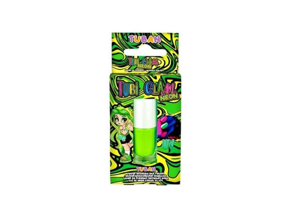 Tubi Glam nail polish - neon green 5ml