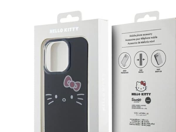 Hello Kitty HKHCP14XHKHLK iPhone 14 Pro Max 6,7" hardcase (sort/sort) IML Kitty Face
