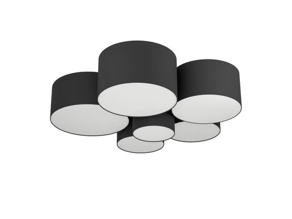 EGLO PASTORE 2 taklampe i sort, 6L