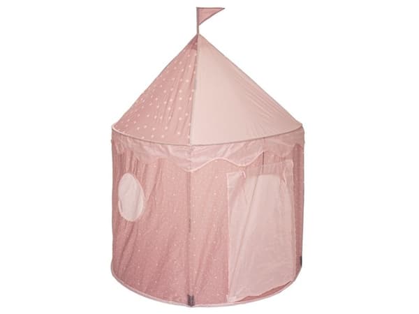 Atmosphera barn­tält, Ø 100 cm, polyester, rosa