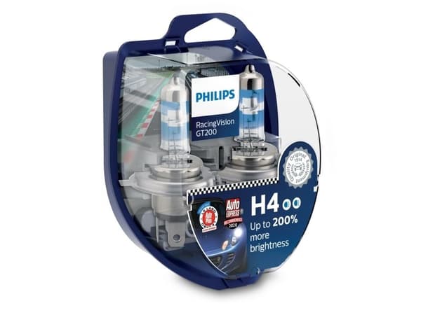 Philips RacingVision GT200 H4 55W 12V - Sæt