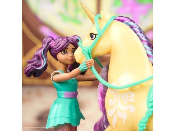 Unicorn Academy-docka & enhörning - Ava & Leaf