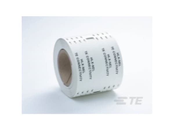 TE Connectivity HLX White Cable Labels, 80mm Width, 12.5mm Height, 200 Qty
