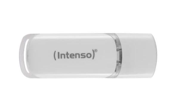 Intenso Flash Line - USB-flashstasjon - 64 GB - USB-C 3.1 Gen 1 - hvit