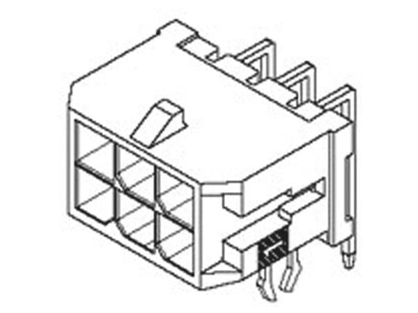Molex Pin Enclosure PCB 430450822 1 kpl Tray