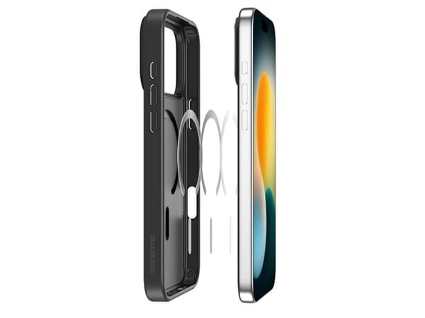 Dux Ducis Yind iPhone 17 Pro-deksel kompatibelt med MagSafe - sort