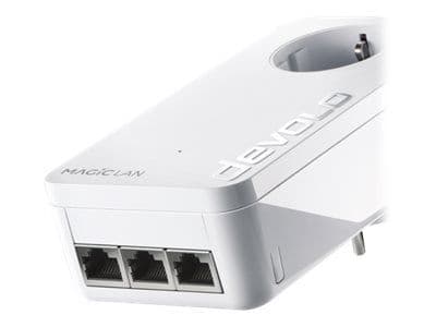 devolo Magic 2 LAN triple - Starter Kit - silta - GigE, HomeGrid - seinäasennettava