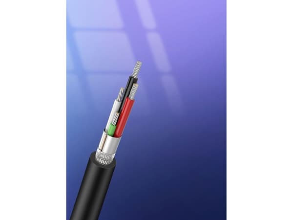 USB-kabel Ugreen USB-A til USB-B 2 m svart (UGR526BLK)